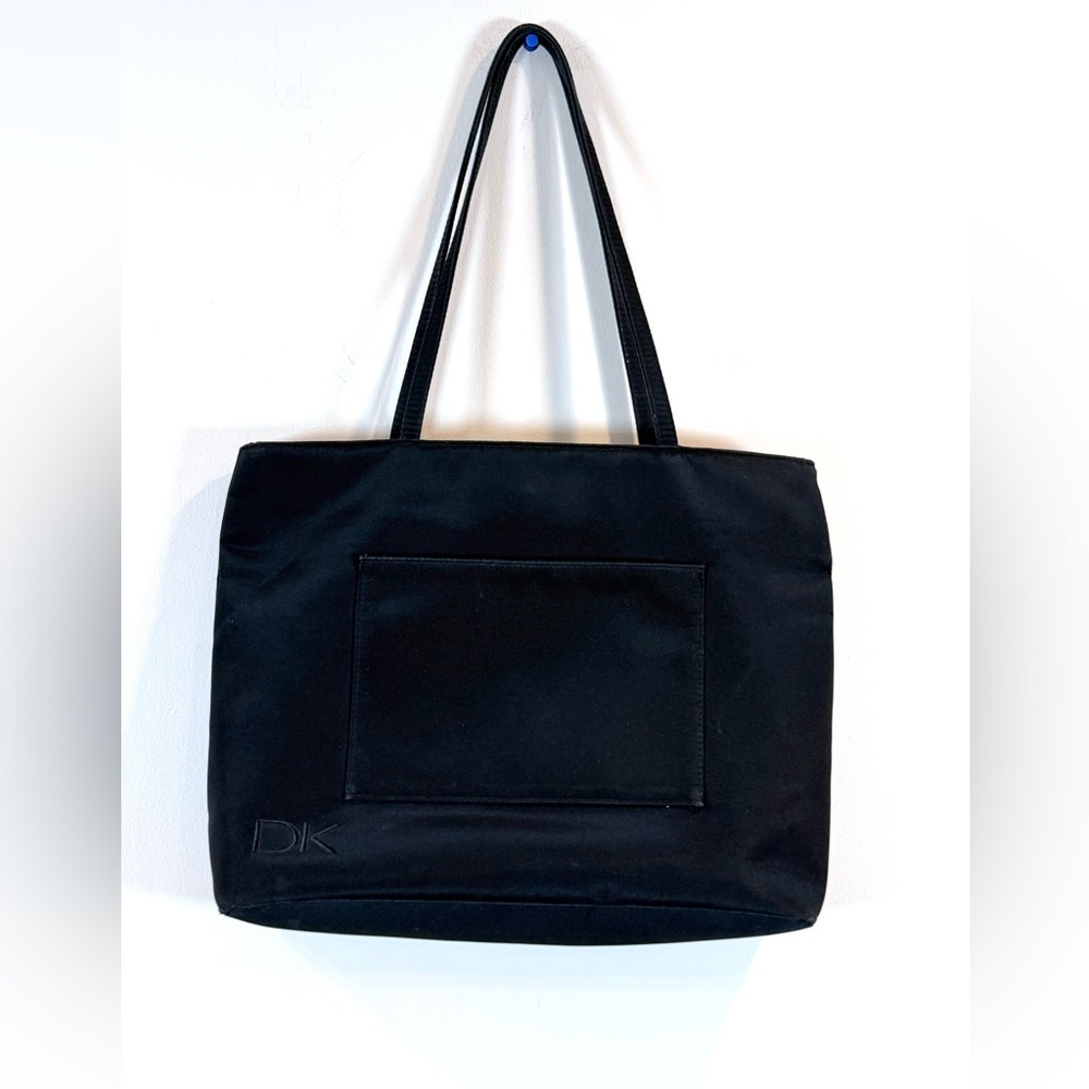 🔥Donna Karan Black Nylon Tote Bag EUC 🔥